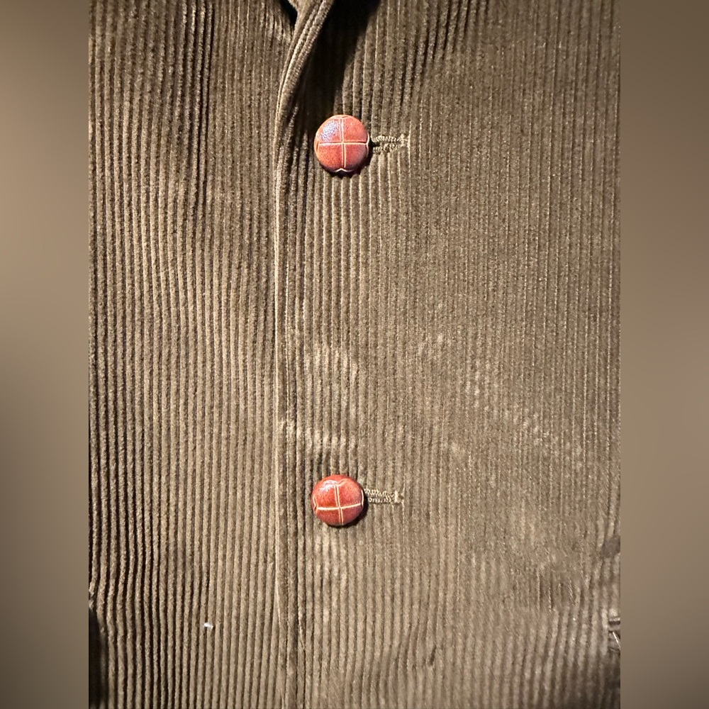 Robert Graham Blazer - Brown Corduroy with Knit Sleeves - Medium - Picture 3 of 10